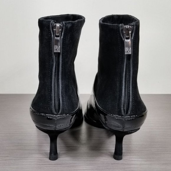 Pelle Moda Booties, Black Leather & Suede, Womens Size 6.5 M - Picture 5 of 12